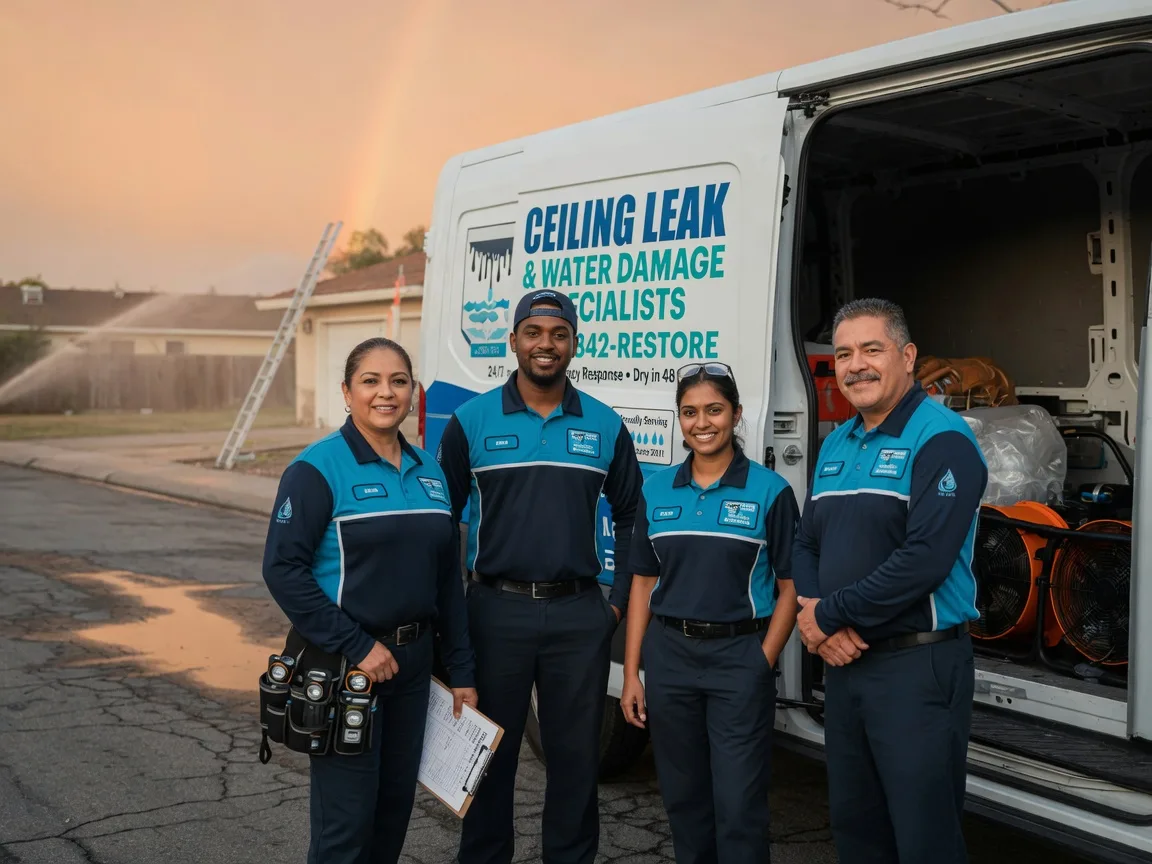Ceiling Leak Cleanup company in Bay Port, MI