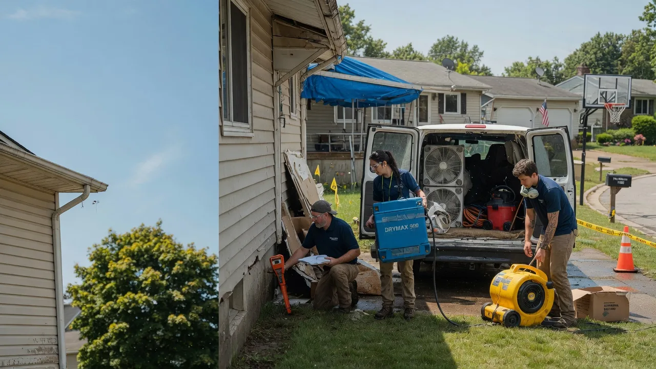 Ceiling Leak Cleanup in Bay Port, MI near me